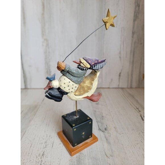 Williraye Studio flying snowman goose 1998 xmas figure - Picture 2 of 5